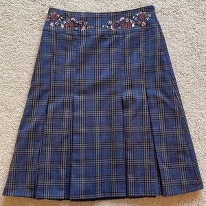 Plaited plaid Oilily Midi Skirt